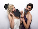 Χάρτινα Photobooth Props Gentleman Μαύρο 4τεμ