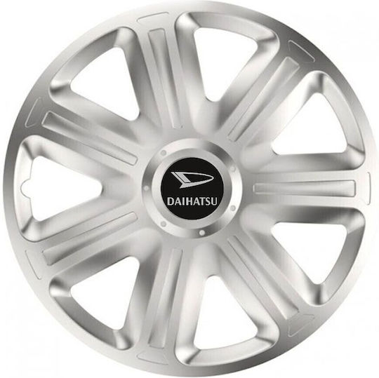Versaco Car Hubcap Set Comfort with Daihatsu Emblem 14" 4pcs Silver