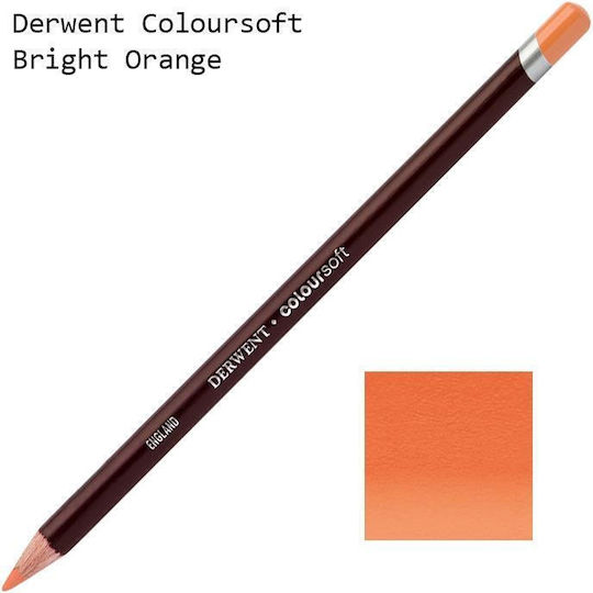 Derwent Coloursoft Buntstift C080 Leuchtendes Orange