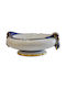 Porcelain Ashtray Beige-Blue 21x19x8cm Sinialo 5901364