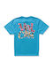 Παιδικό T-shirt Blue Turquoise Eye Warp
