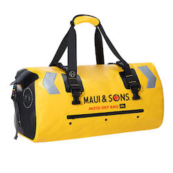 Waterproof Motorcycle Tail Bag 55L Roll Top Backpack Straps Reflective Tape 55L 46x25x38cm Maui & Sons 2740 Yellow Waterproof Motorcycle Tail Bag 55L Roll Top Backpack Straps Reflective Tape 55L 46x25x38cm Maui & Sons 2740 Yellow