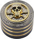 Grinder Bling Skull 50mm Aluminum 4 Parts