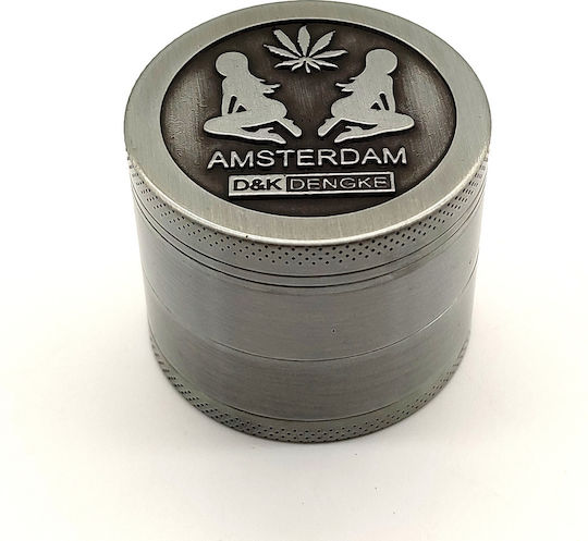 Grinder Metalic pentru Tutun, 4 Straturi, Sita pentru Fete, Gr24737
