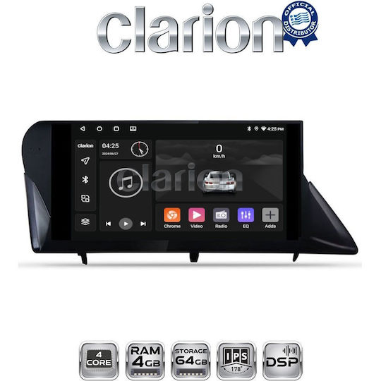 Clarion Ηχοσύστημα Αυτοκινήτου για Lexus RX 2009 > 2014 (Bluetooth/USB/WiFi/GPS/Apple-Carplay/Android-Auto)