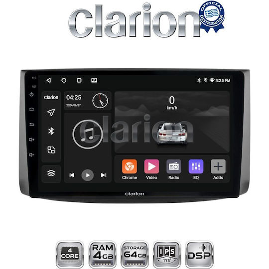 Clarion Ηχοσύστημα Αυτοκινήτου για Chevrolet Aveo 2006 > 2010 (Bluetooth/USB/WiFi/GPS/Apple-Carplay/Android-Auto)
