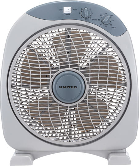 United Box Fan 45W Fan Diameter 30cm White