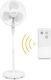 Trotec Pedestal Fan 40W Diameter 40.64cm with Remote Control