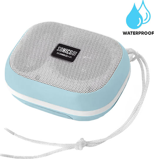 Sonic Gear SonicGo!101 Waterproof Bluetooth Speaker 10W with Radio and Battery Life up to 5 hours Aqua Mint
