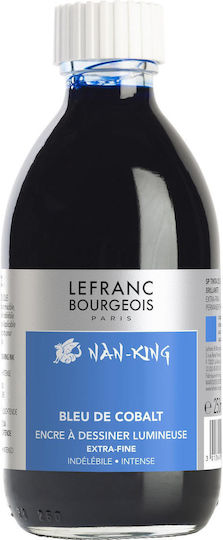 Lefranc & Bourgeois 250ml Μπλε Κοβαλτίου Σινική Μελάνη Nan-king