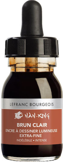 Lefranc & Bourgeois 30ml Light Brown Nan-king India Ink