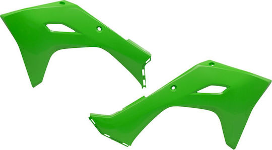 Set panouri laterale radiator Ufo Ka04761-026 Kawasaki Kx 450 24 Verde