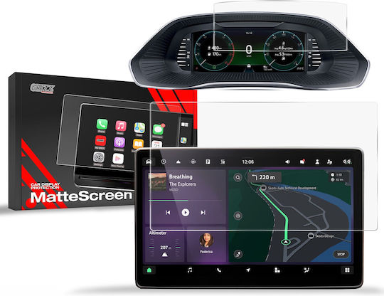 Matte Grizzglass Auto-Display-Schutz Skoda Octavia 4 10" 2024 2in1 Grz10472 5906146432994