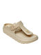 Frauen Flip Flops in Beige Farbe