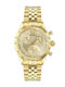 Versace Hellenyium Herrenuhr Batterie mit Gold Metallarmband