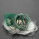Rigged Monofilament Fishing Net 0.13 30 Millimeters 1.1 Meters Height 45 Meters Length Spread