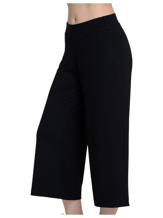 Damen Jogginghosen Capri Schwarz