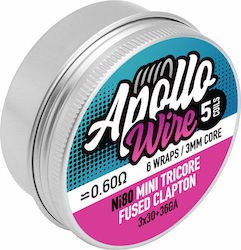 Apollo Ni80 Tri Core Fused Clapton 3x30ga+36ga 0,6 Ohm 5 Wicklungen Apollo Ni80 Tri Core Fused Clapton 3x30ga+36ga 0,6 Ohm 5 Wicklungen