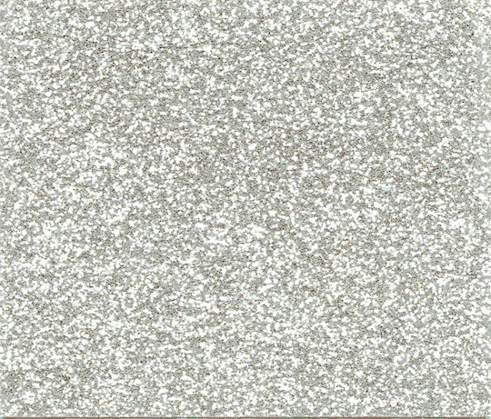Silver Glitter Card A4 210g 5pcs 208105