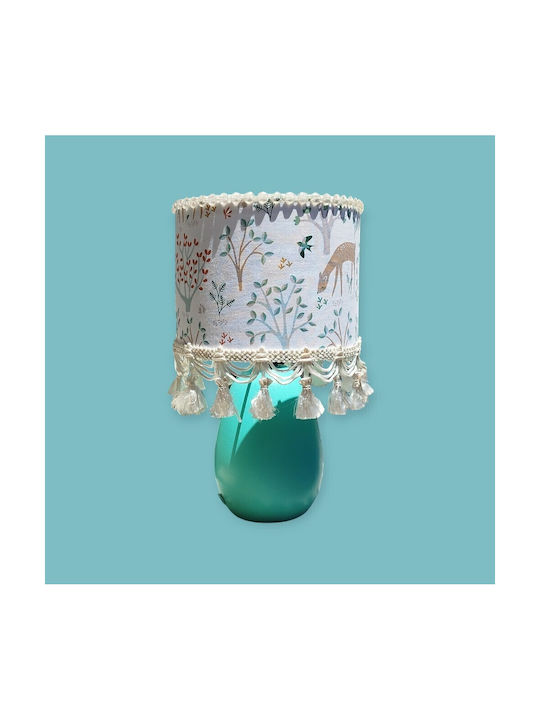 Oxygen Kids Decorative Lamp Turquoise 35x20cm
