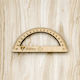 Wooden Protractor Mickey Design Name Option Code 1173