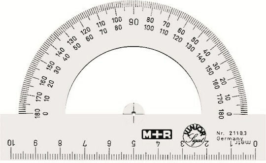 Μ+r Μοιρογνωμόνια 2110.000 10cm 180ο 361021