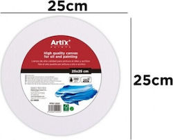 Καμβάς Στρογγυλός Artix Τελαρο 25x25cm Pp97-2525 Καμβάς Στρογγυλός Artix Τελαρο 25x25cm Pp97-2525