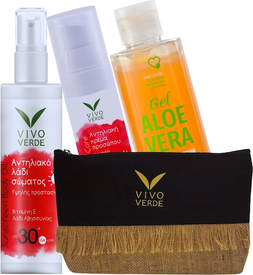 Vivo Verde Σετ με Αντηλιακό Προσώπου, Αντηλιακό Σώματος & After Sun SPF50 4τμχ