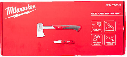 Set Τσεκουρι + Fastback Αναδιπλουμενο Μαχαιρι Milwaukee 4932499031