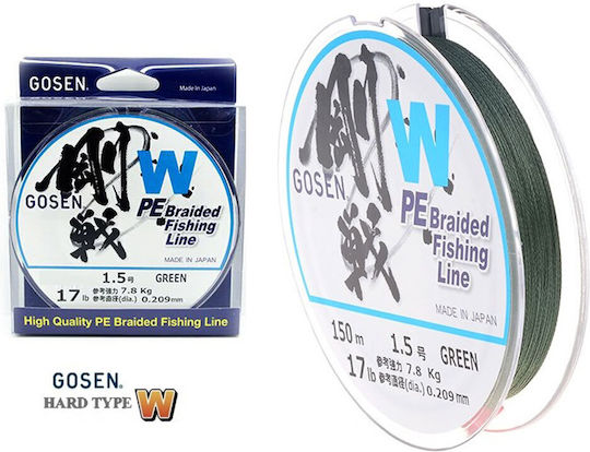 Gosen W4 Pe 150m Green 0.209mm 0.209mm 7.80kg
