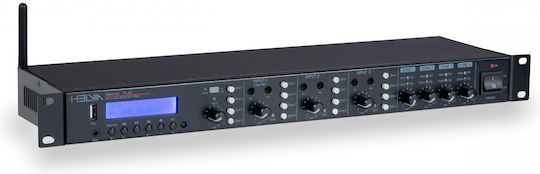 Helvia HMX44 PLAY Integrated Commercial Amplifier 4 Channels and Radio Connection