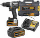 DEWALT McLaren Ударен Двигател За Бормашина На Батерия Безчетков 18V 2x4Ah