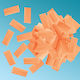 Kanone Papier mit Orange Konfetti 1kg 1Stück