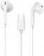 Canyon CNS-CEP6W In-ear Handsfree Ακουστικά με Βύσμα USB-C Λευκό