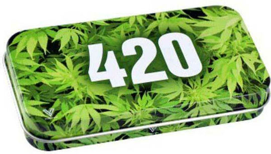 Μεταλλική Ταμπακιέρα V-syndicase Tin Box 420 Green