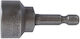 Makita Magnetic Căpăcel cu Patrat de Prindere 1/4", HEX Diametru 1/4" / 50 1buc