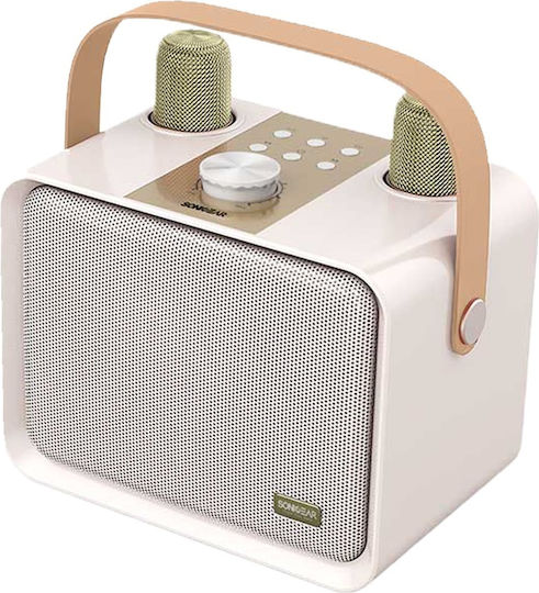 Sonic Gear Караоке Система с Безжични Микрофони iOX K600 IOX-K600-S Souffle Бежова