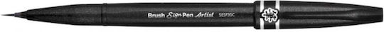 Πινελο Pentel Artist Ultra Fine Sesf30ca Μαυρο
