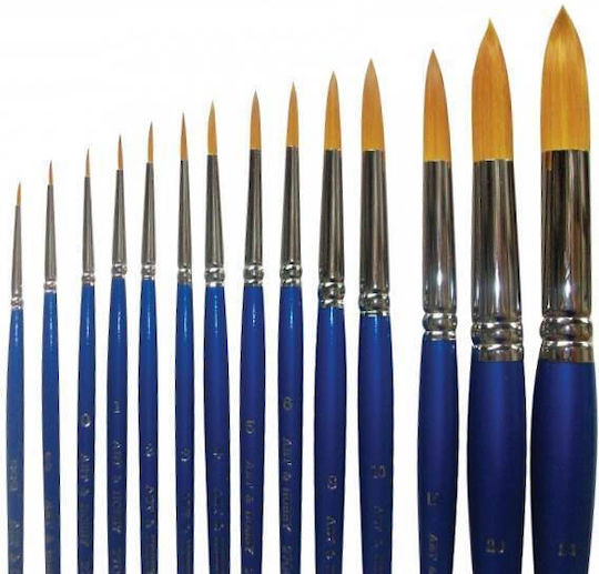 Synthetic Round Brush Short Handle No 000 Art-hobby 2700