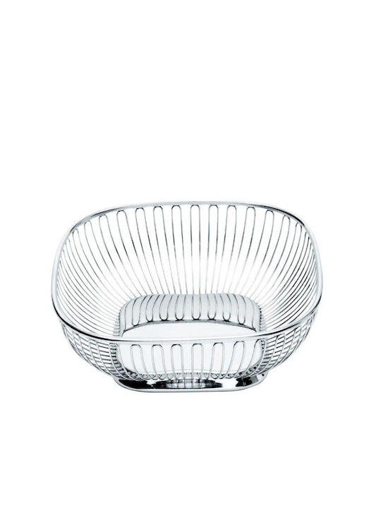 Alessi Φρουτιέρα Inox Γκρι 23x23εκ.