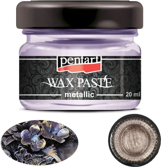 Pentart Metallic Wax Pink Gold Glossy Covering Decoration 20ml