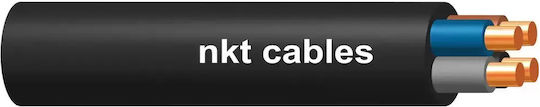 NKT Power Cord with Cable Properties 4x1.5mm² in Black Colour 500m