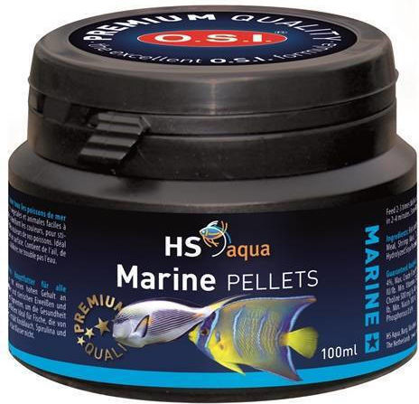 Marine Fischfutter Pellets Hs Aqua Marine Pellets 100 ml