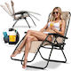 Folding Garden Lounger Cushion Sofotel Chillwell Beige