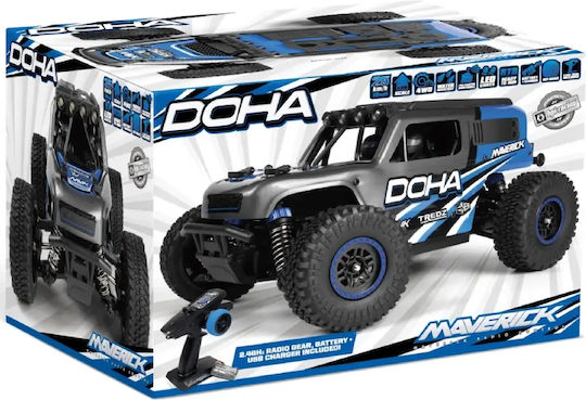 Maverick Maverick Doha 1/20 camion electric 4WD albastru 150700 jucărie