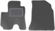 Wielganizator Vordere Matten 2Stück aus Teppichboden für Mazda Demio 1996-2003 Gray