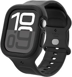 Spigen Vault Pro Θήκη Σιλικόνης σε Μαύρο χρώμα για Apple Watch 46mm