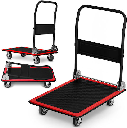 Humberg Transport Trolley Foldable for Weight Load up to 300kg Black