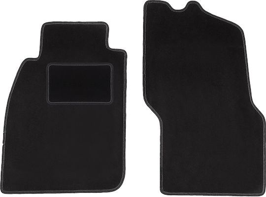 Black Front Mats Mitsubishi Carisma Sedan Liftback Hatchback 1995-2004