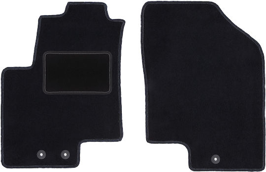 Vordere schwarze Fußmatten Hyundai Ix20 Minivan 2010-2018